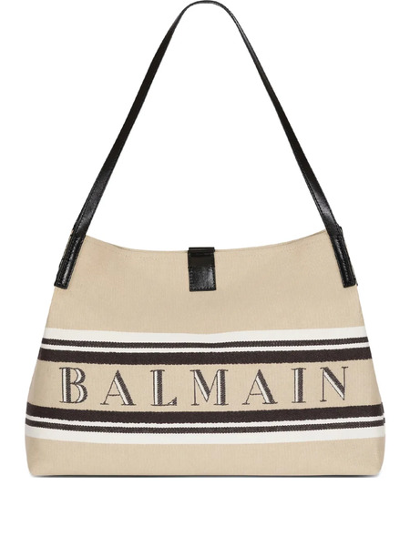  Balmain Medium Release Shoulder Bag - Neutrals 