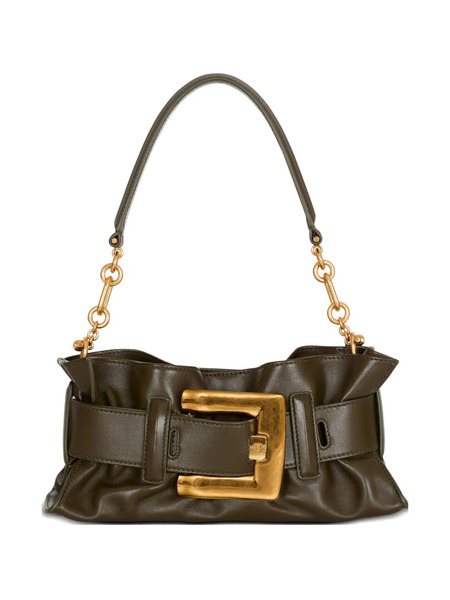  Balmain Mini Anthem Clutch Bag - Green 