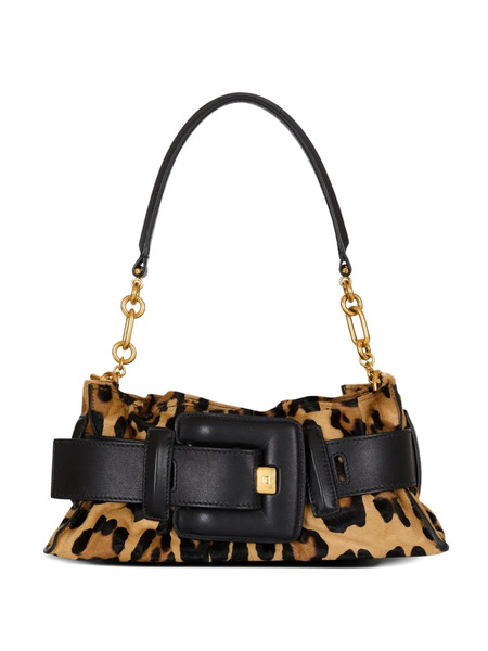  Balmain Mini Anthem Shoulder Bag - Brown 