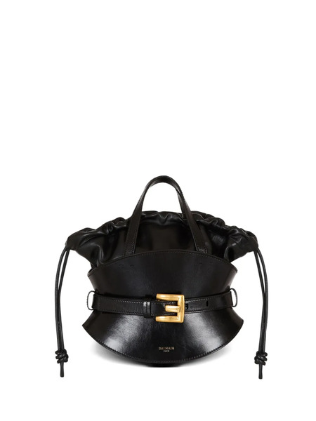  Balmain Mini Shuffle Tote Bag - Black 