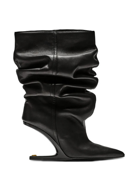  Balmain No Wedge Ankle Boots - Black 