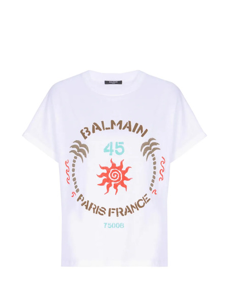  Balmain Printed T-shirt - White 