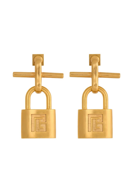  Balmain Pulse Padlock Earrings - Gold 