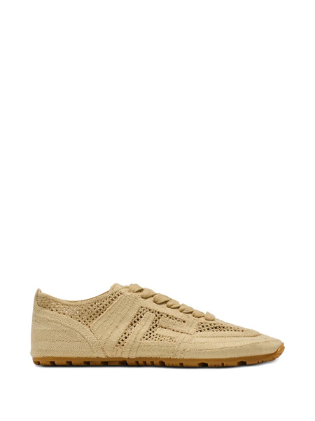  Balmain Racer 45 Macramé Sneakers - Neutrals 