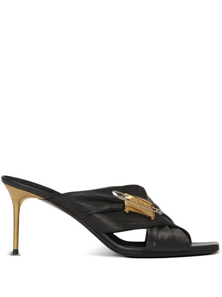  Balmain Safety Pin Sandals - Blue 