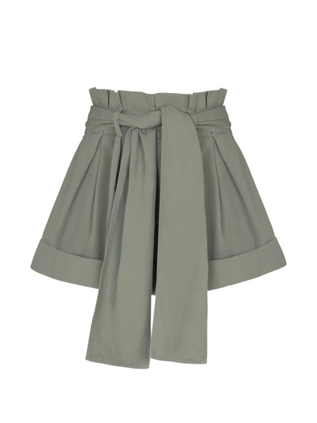  Balmain Self-tie Shorts - Green 