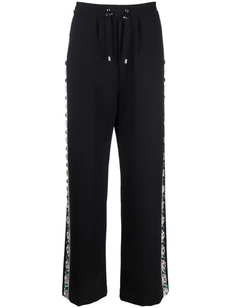  Balmain Side-detail Trousers - Black 