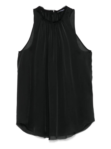  Balmain Silk Blouse - Black 
