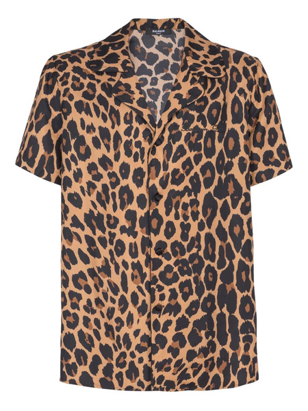  Balmain Silk Shirt - Neutrals 