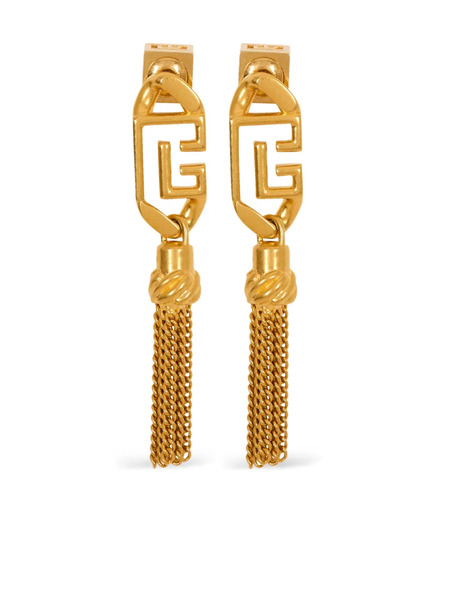  Balmain Sync Pb Pendant Earrings - Gold 