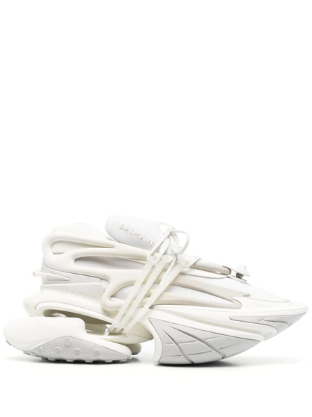  Balmain Unicorn Chunky Low-top Sneakers - White 
