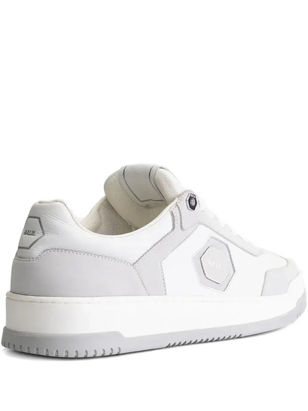  Balr. Myth Leather Panelled Sneakers - White 