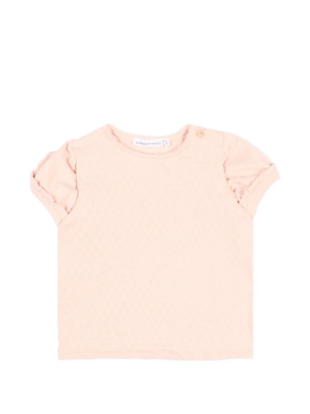  Bamboom Ruffled Short-sleeve T-shirt - Pink 