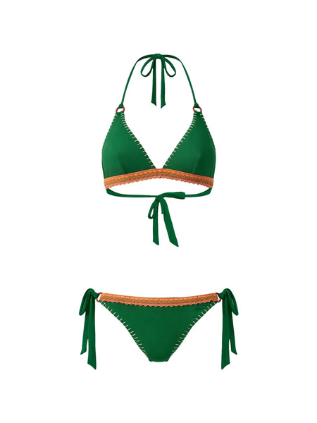  Banana Moon Wokomadia Solany Bikini Set - Green 
