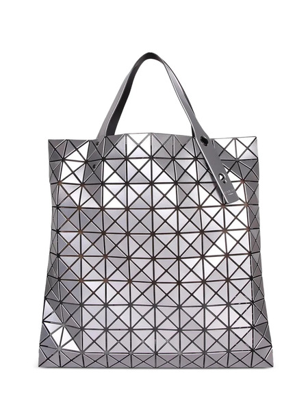  Bao Bao Issey Miyake Geometric Panelled Shoulder Bag - Silver 