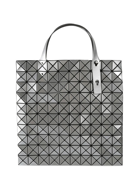  Bao Bao Issey Miyake Geometric-pattern Tote Bag - Silver 