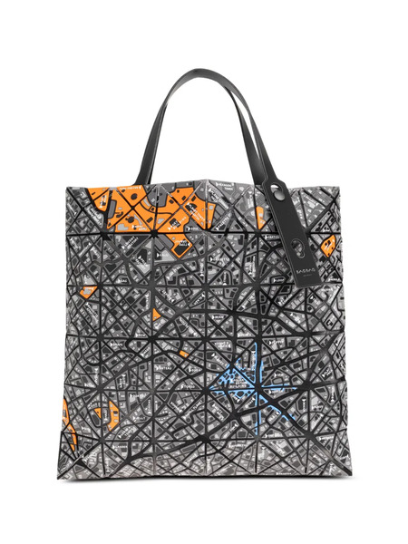  Bao Bao Issey Miyake Map Tote Bag - Grey 