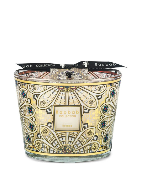  Baobab Collection Rosace Candle (10cm) - Neutrals 
