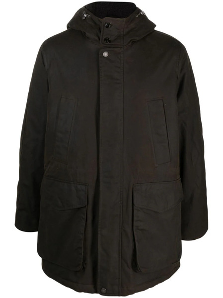  Baracuta Hooded Press-stud Coat - Green 