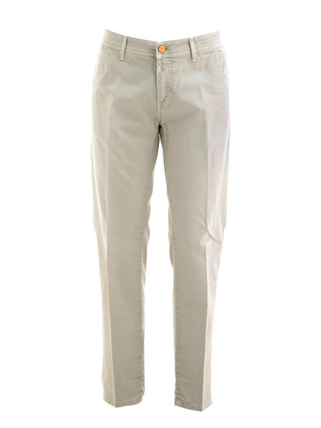  Barba Button-detail Trousers - Neutrals 