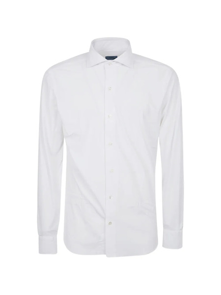  Barba Button-fastening Shirt - White 