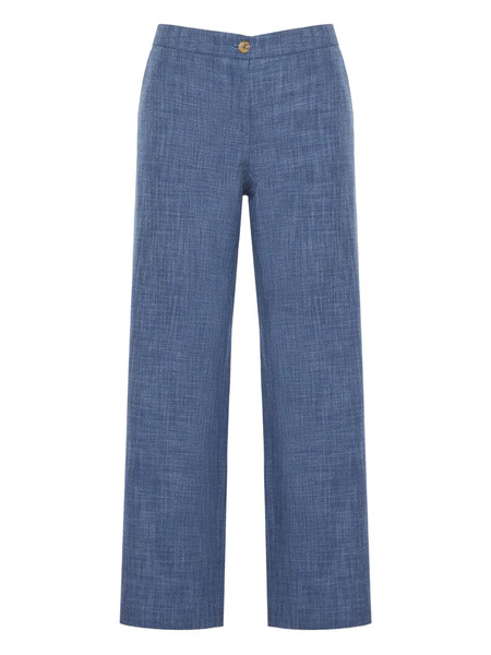  Barba Button-fastening Trousers - Blue 