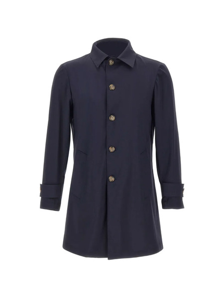  Barba Button-welt Coat - Blue 