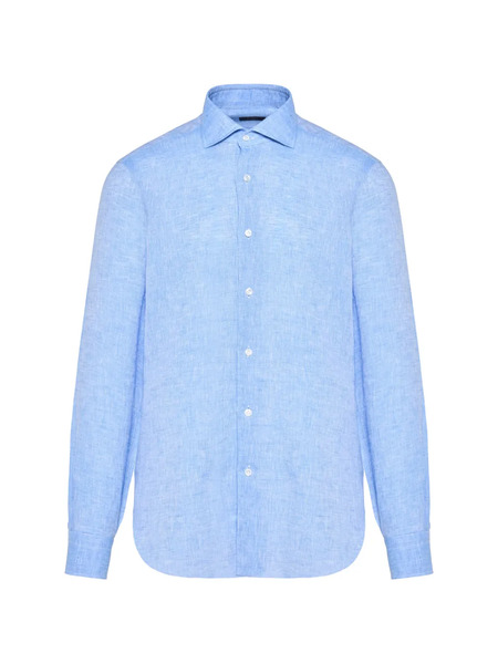  Barba Buttoned Shirt - Blue 