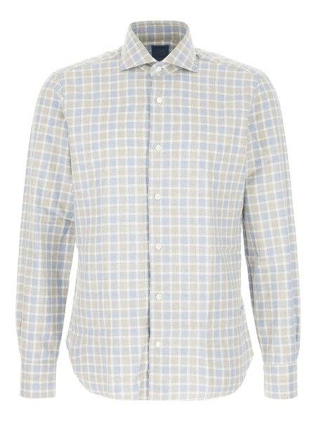  Barba Checked Button-down Shirt - Neutrals 