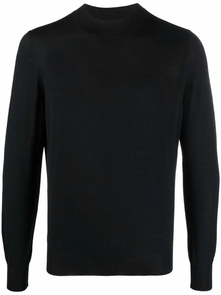  Barba Crew-neck Knit Jumper - Black 