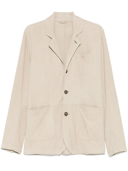  Barba Dallas Suede Blazer - Neutrals 