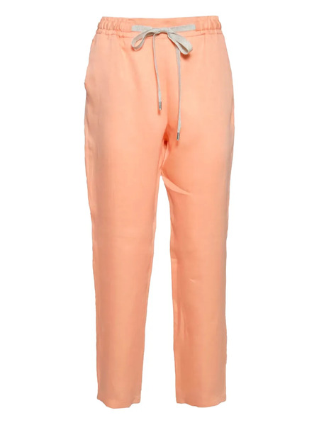  Barba Drawstring-waist Trousers - Orange 