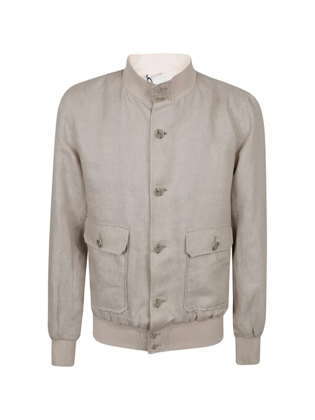  Barba Flap-pocket Jacket - Neutrals 