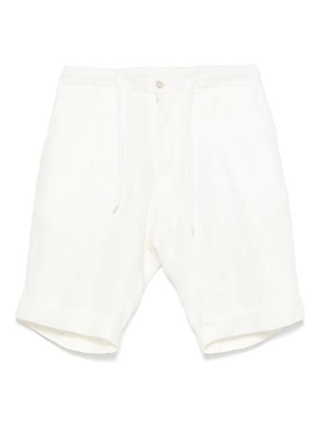  Barba Linen Shorts - White 