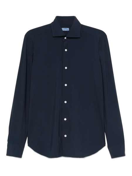  Barba Long-sleeve Button-up Shirt - Blue 