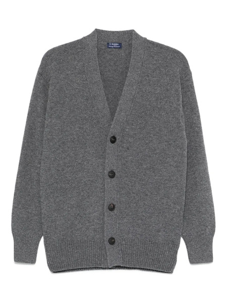  Barba Merino-wool Cardigan - Grey 