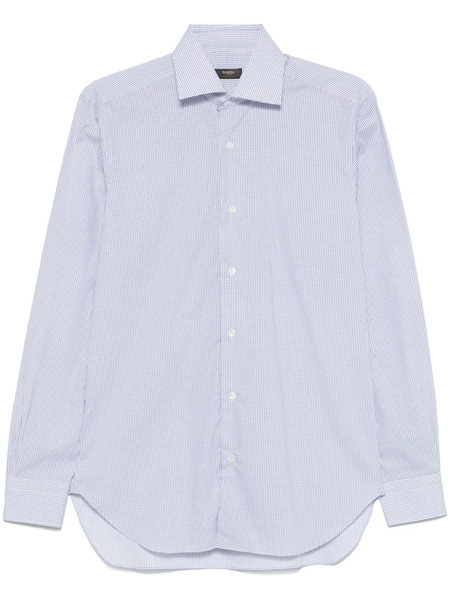 Barba Patterned Shirt - Blue 