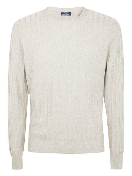  Barba Ribbed-knit Sweater - Neutrals 