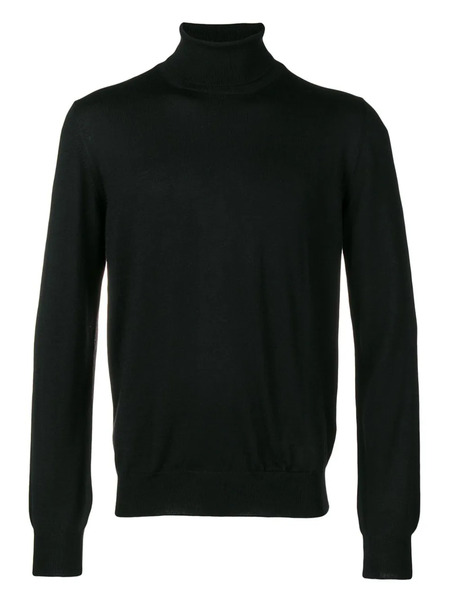  Barba Roll-neck Sweater - Black 