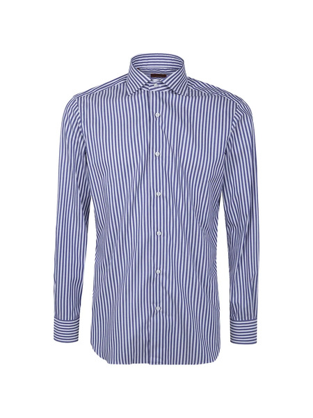  Barba Striped Shirt - Blue 