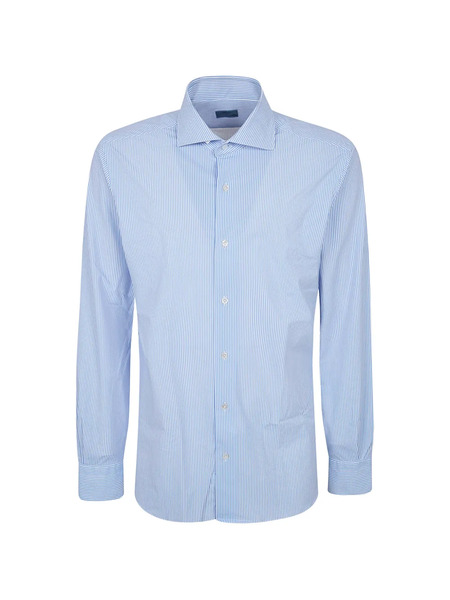  Barba Striped Shirt - Blue 
