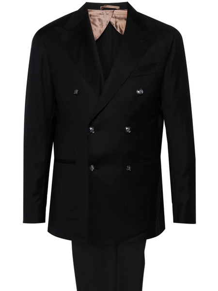  Barba Virgin-wool Suit - Blue 