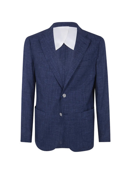  Barba Wool Blazer - Blue 