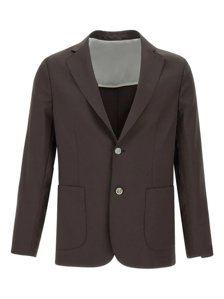  Barba Wool Blazer - Brown 