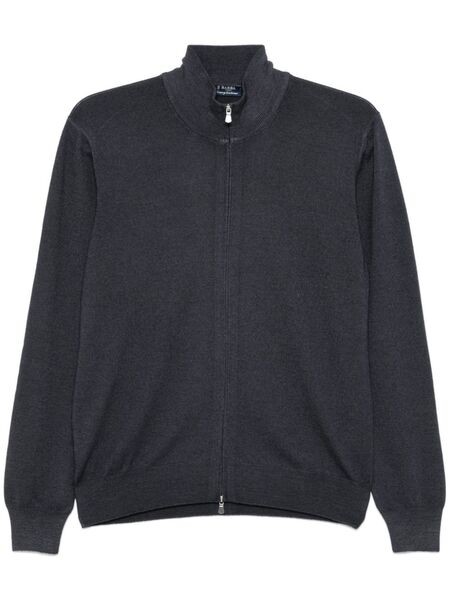  Barba Wool Cardigan - Grey 