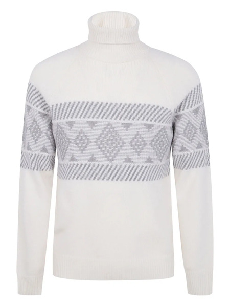  Barba Wool Jumper - White 
