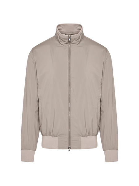  Barba Zip Bomber Jacket - Neutrals 
