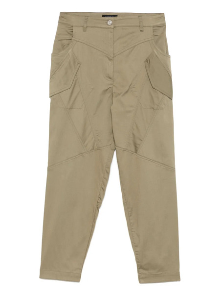  Barbara Bui Cropped Trousers - Green 