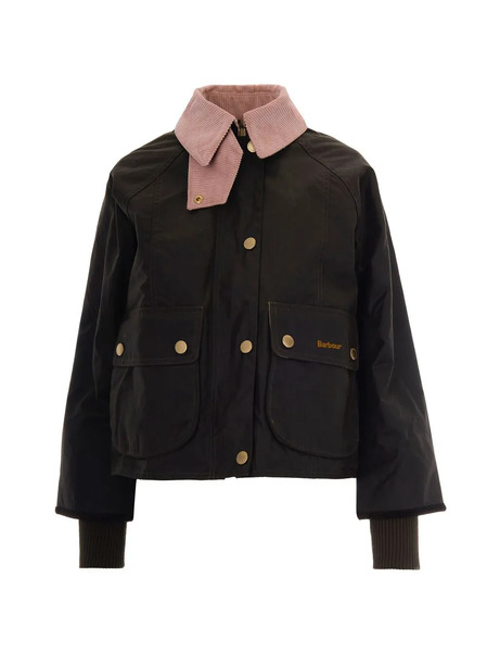  Barbour Beadnell Cropped Jacket - Brown 