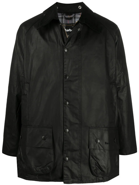 Barbour Beaufort Waxed Jacket - Black 